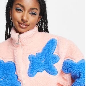 Nike Project Uphoria Abstract Print Sherpa Fleece Jacket